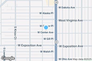 Map image of the property - 3125 W Center Ave