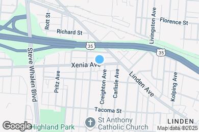 Map image of the property - 1618 Xenia Ave