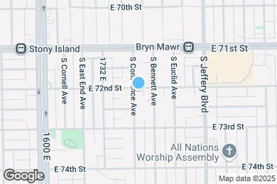 Map image of the property - 7201 S Constance Ave