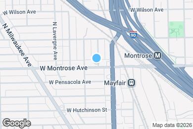 Map image of the property - 4832 W Montrose Ave