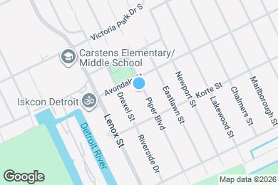 Map image of the property - 371 Piper Blvd