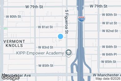 Map image of the property - 520 W 82nd St