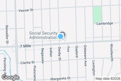 Map image of the property - 26850 Seven Mile W