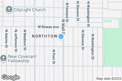 Map image of the property - 5317 N Wall St