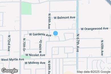 Map image of the property - 6839 W Gardenia Ave