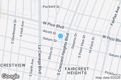 Map image of the property - 6069 Saturn St