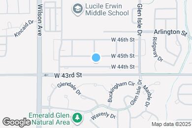 Map image of the property - 2451 W 44th St