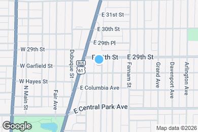 Map image of the property - 2814 Iowa St