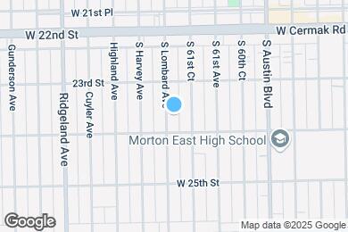 Map image of the property - 2331 S Lombard Ave