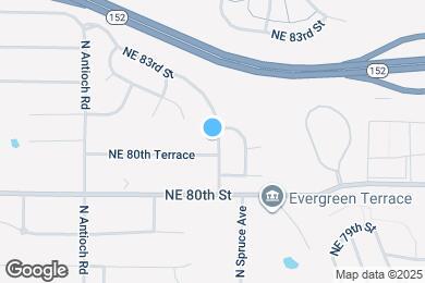 Map image of the property - 8024 N Spruce Ave