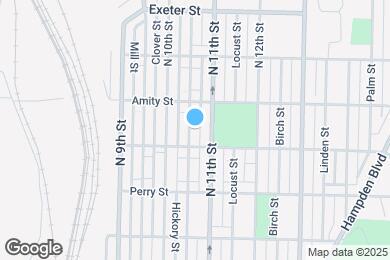 Map image of the property - 1423 Mulberry St