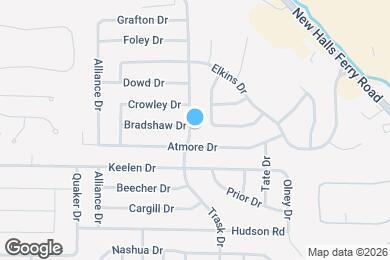 Map image of the property - 10608 Trask Dr