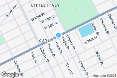 Map image of the property - 633 W 26th St
