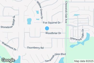 Map image of the property - 3762 Woodbriar Dr