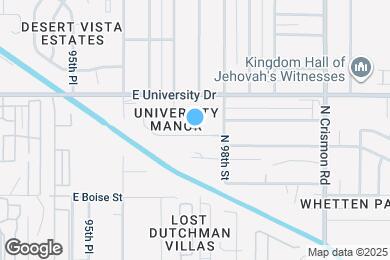 Map image of the property - 9726 E Butte St