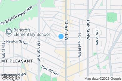 Map image of the property - 1411 Oak St NW