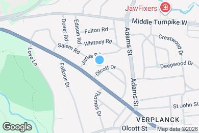 Map image of the property - 101 Olcott Dr