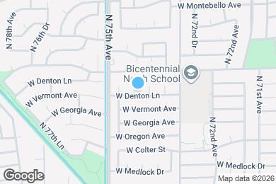 Map image of the property - 5427 N 74th Ave