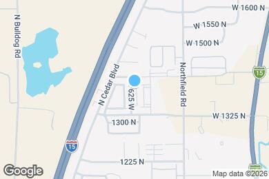 Map image of the property - 1396 N 625 W