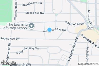 Map image of the property - 1604 Westwood Ave SW