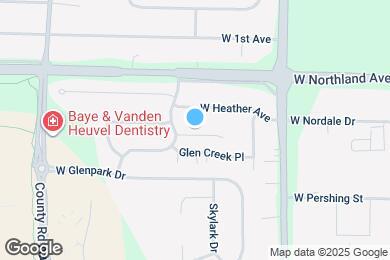 Map image of the property - 2750 W Parkmoor Ct