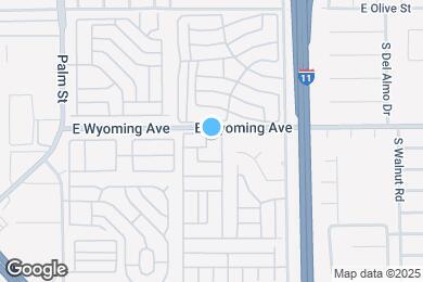 Map image of the property - 3601 E Wyoming Ave