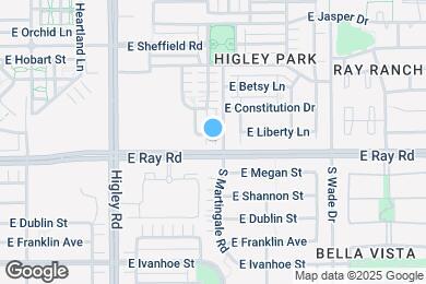 Map image of the property - 3383 E Liberty Ln