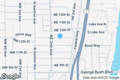 Map image of the property - 232 NE 13th St