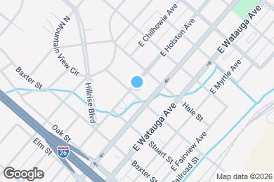 Map image of the property - 700 E Holston Ave