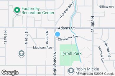 Map image of the property - 2850 N Cotner Blvd