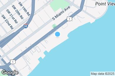 Map image of the property - 1901 Brickell Ave