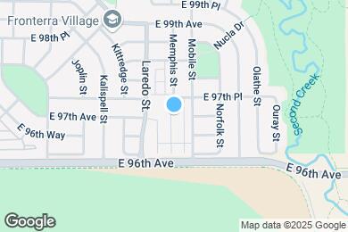 Map image of the property - 9758 Laredo St.