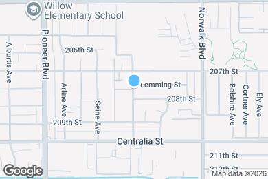 Map image of the property - 20746 Elaine Ave