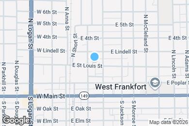 Map image of the property - 205 E St Louis St