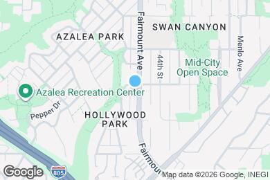 Map image of the property - 2582 Fairmount Ave