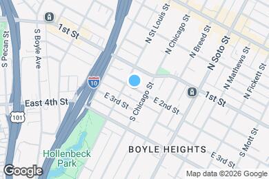 Map image of the property - 2114 1/2 East 2nd Street