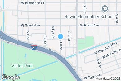 Map image of the property - 1402 S H St