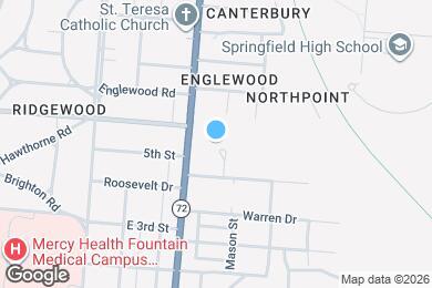 Map image of the property - 1681 Brentwood Dr