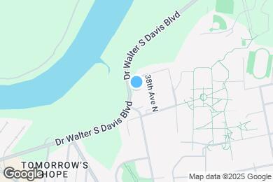 Map image of the property - 3813 Dr Walter S Davis Blvd