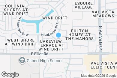 Map image of the property - 1288 E Linda Ln