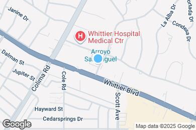 Map image of the property - 9831 La Serna Dr