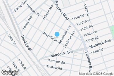 Map image of the property - 188-08 Mangin Ave