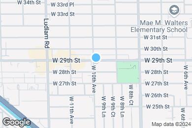 Map image of the property - 990 W 29th St