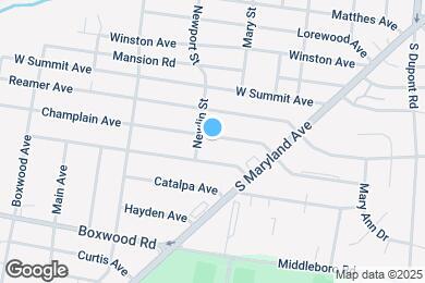 Map image of the property - 24 W Champlain Ave