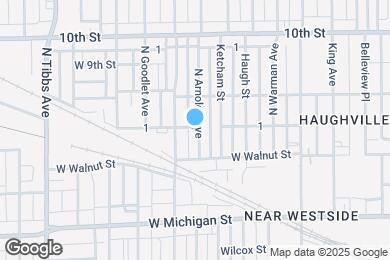 Map image of the property - 734 N Arnolda Ave