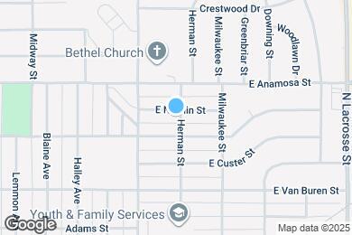 Map image of the property - 131 E Nowlin St