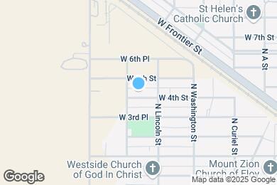 Map image of the property - 508 W 4th St