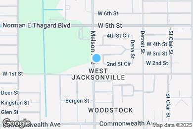 Map image of the property - 1129 Melson Ave