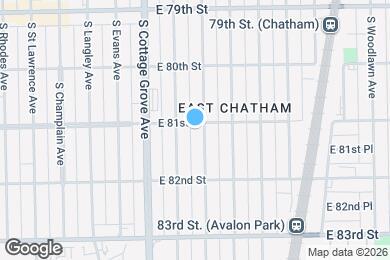 Map image of the property - 8100 S Drexel