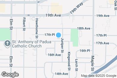 Map image of the property - 2827 17th Ave